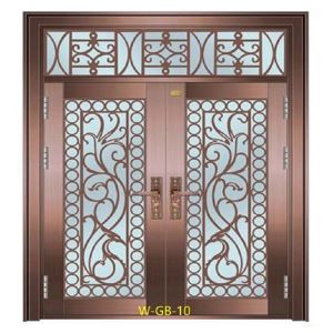 Parrilla Ventana Doble Seguridad Puerta Cobre Vidrio