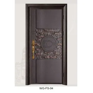 Puerta de seguridad única África resistente a explosiones