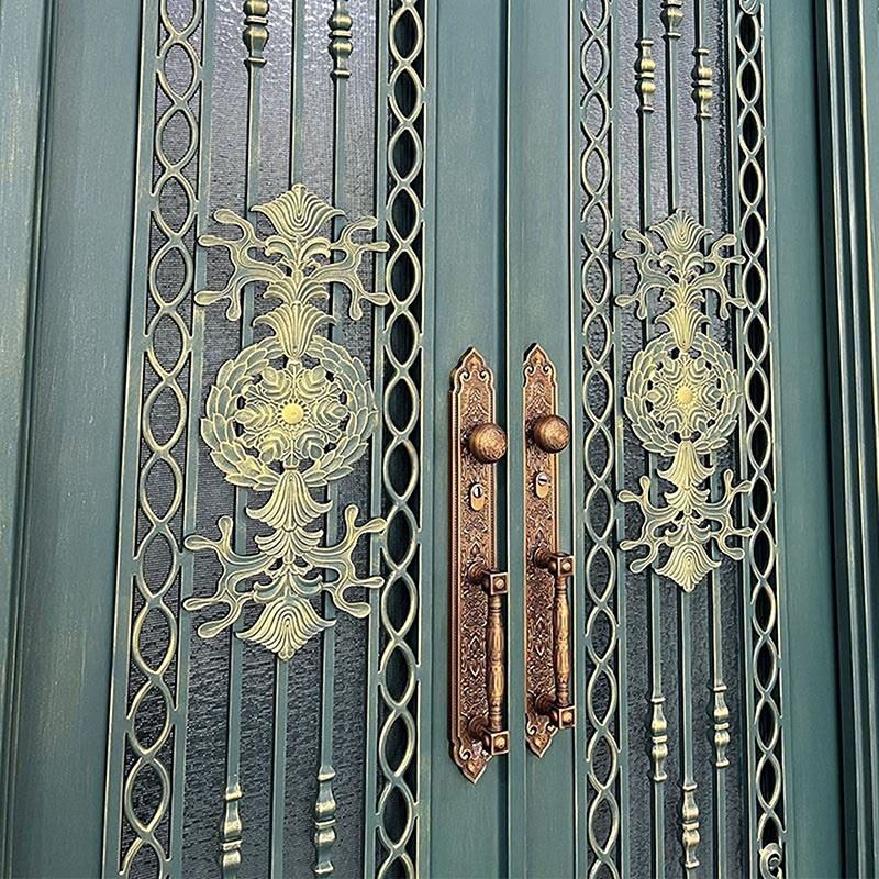 Modern Iron Double Doors